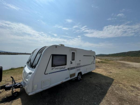 Caravan by Lake
